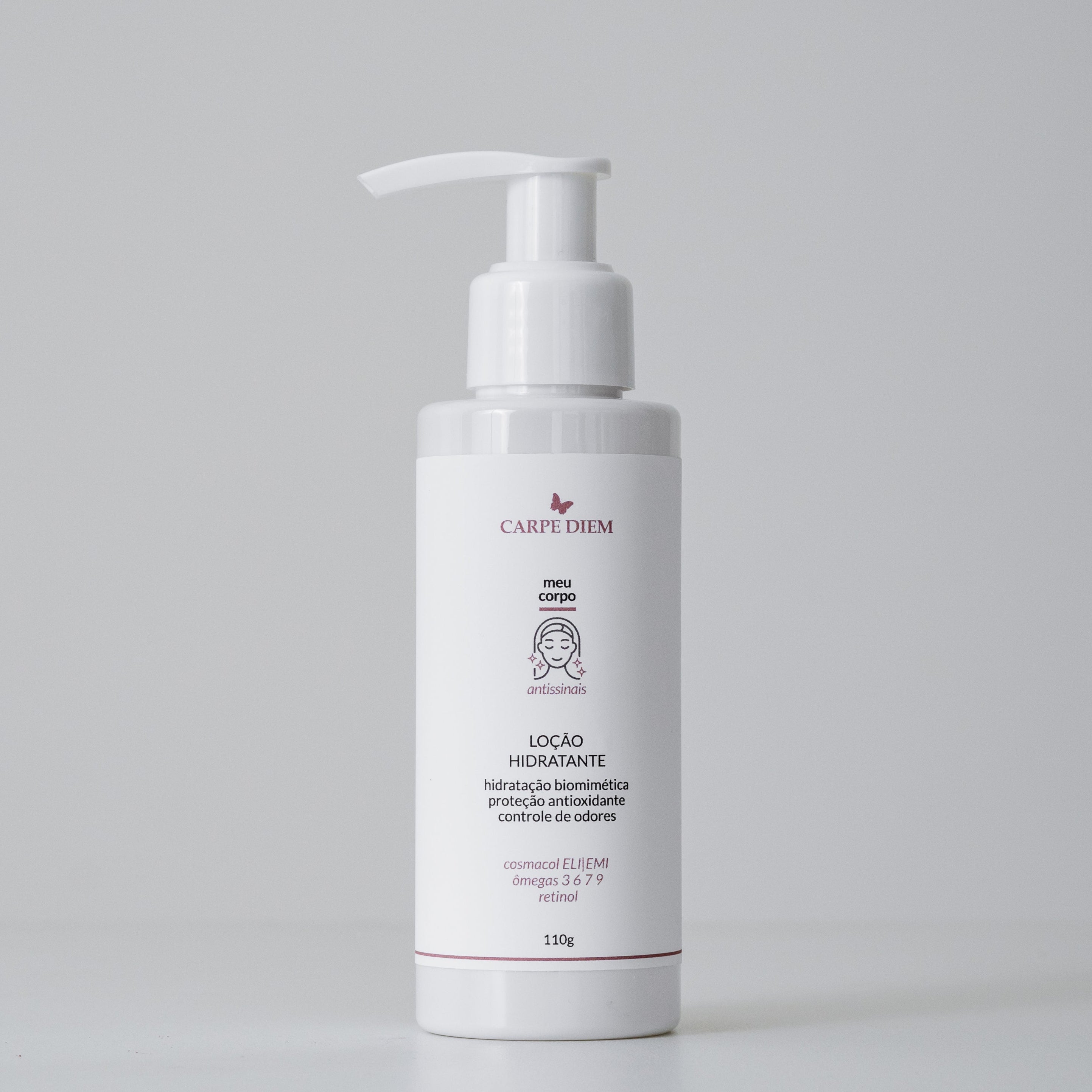 LOÇÃO HIDRATANTE 240g ou 110g - Retinol, Ômegas 3 6 7 9 e Cosmacol ELI|EMI - Hidratação com proteção antienvelhecimento e controle de odores