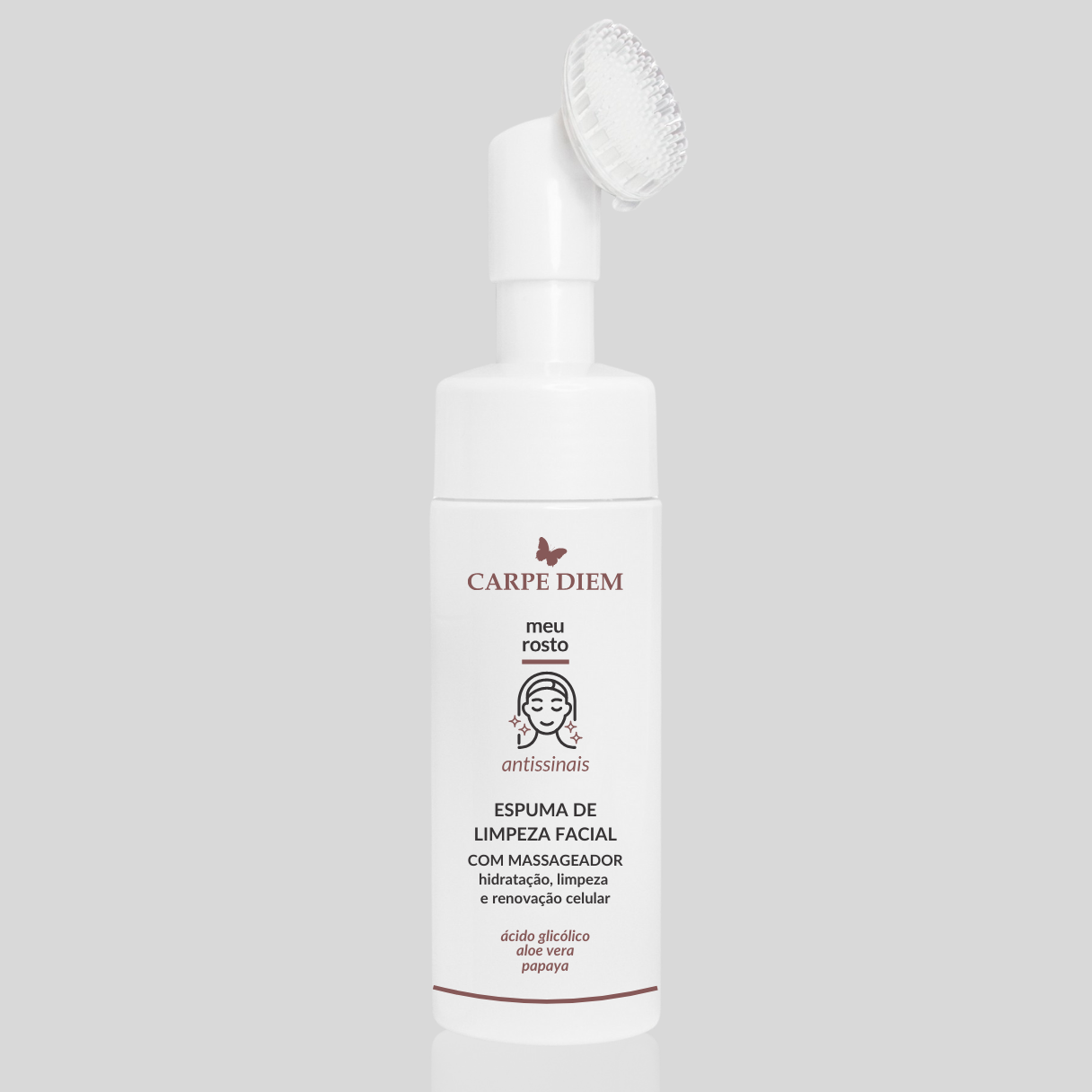 KIT TOQUE DE SUAVIDADE - Espuma de Limpeza Facial com Massageador, Seda Antimelasma e Make Up Cream Adapt