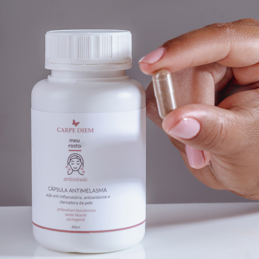 CÁPSULA ILUMINADORA 60 cápsulas - Santé Beauté, Picnogenol e Polipodium Leutocomos