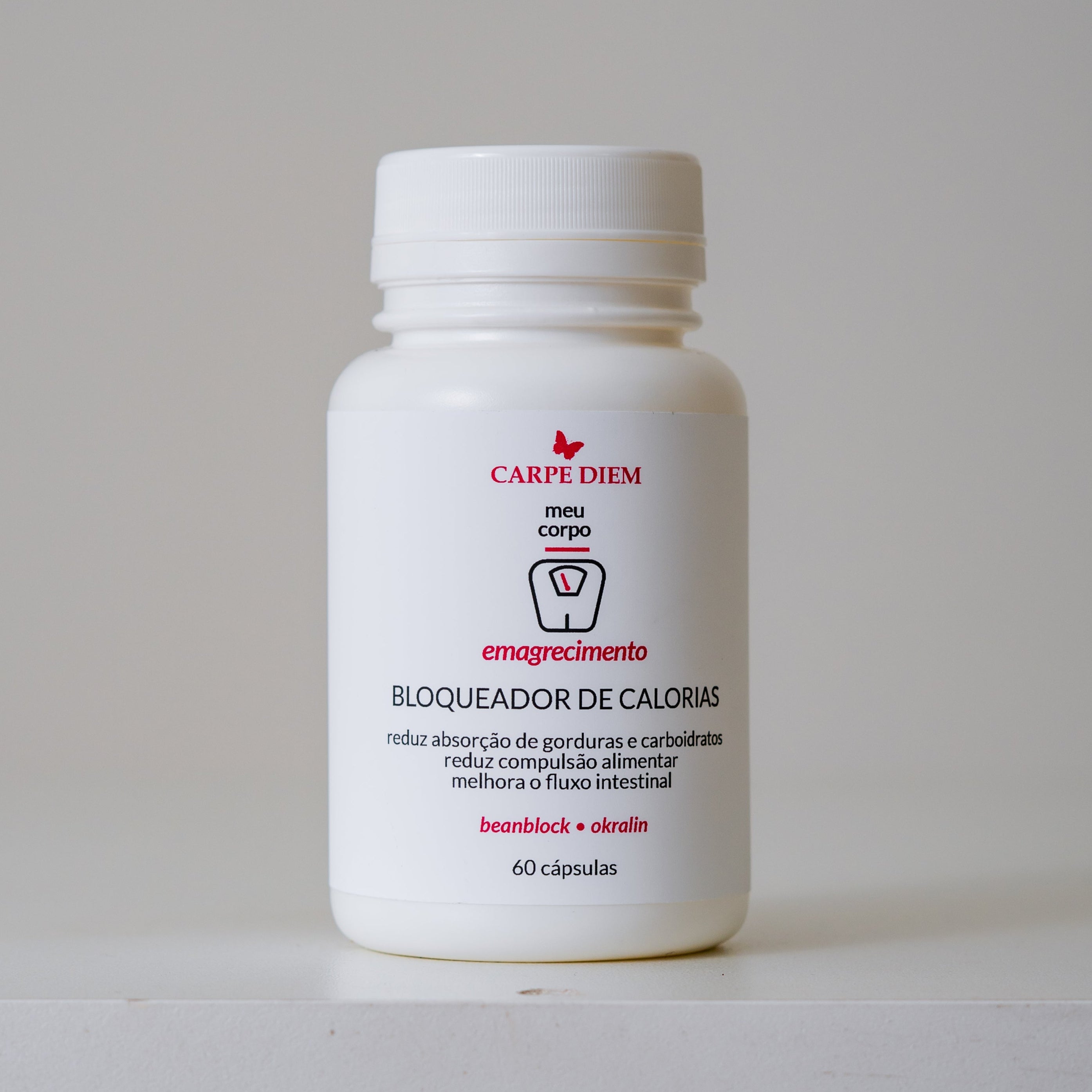 BLOQUEADOR DE CALORIAS 60 cápsulas - Okralin e Beanblock - Diminui a absorção de gorduras e carboidratos