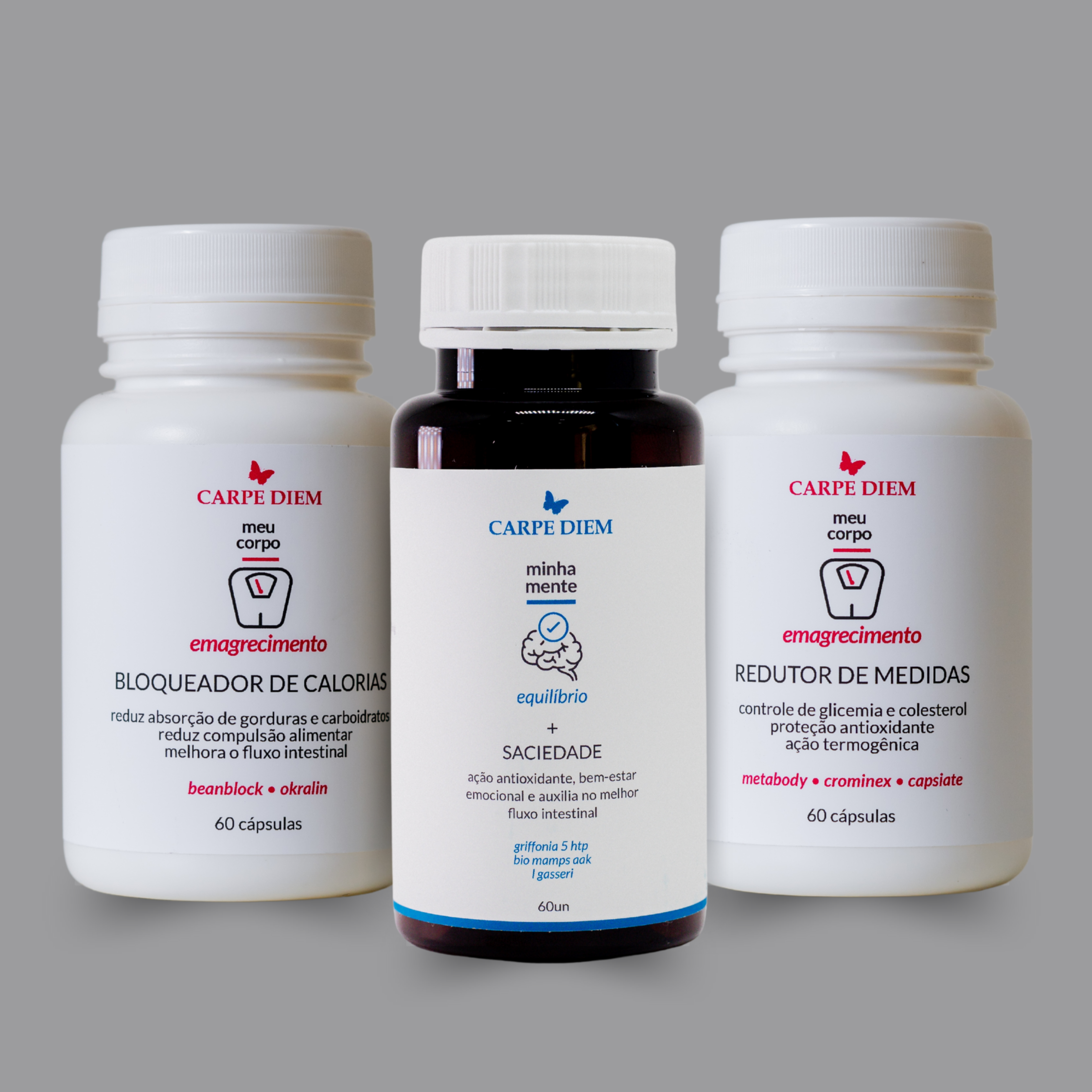 KIT BOA FORMA - Bloqueador de Calorias, Redutor de Medidas e +Saciedade