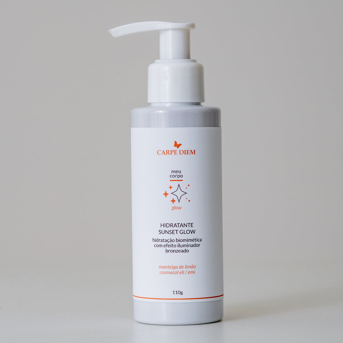 HIDRATANTE SUNSET GLOW 110g | Hidratação Intensa com Efeito Iluminador Bronzeado