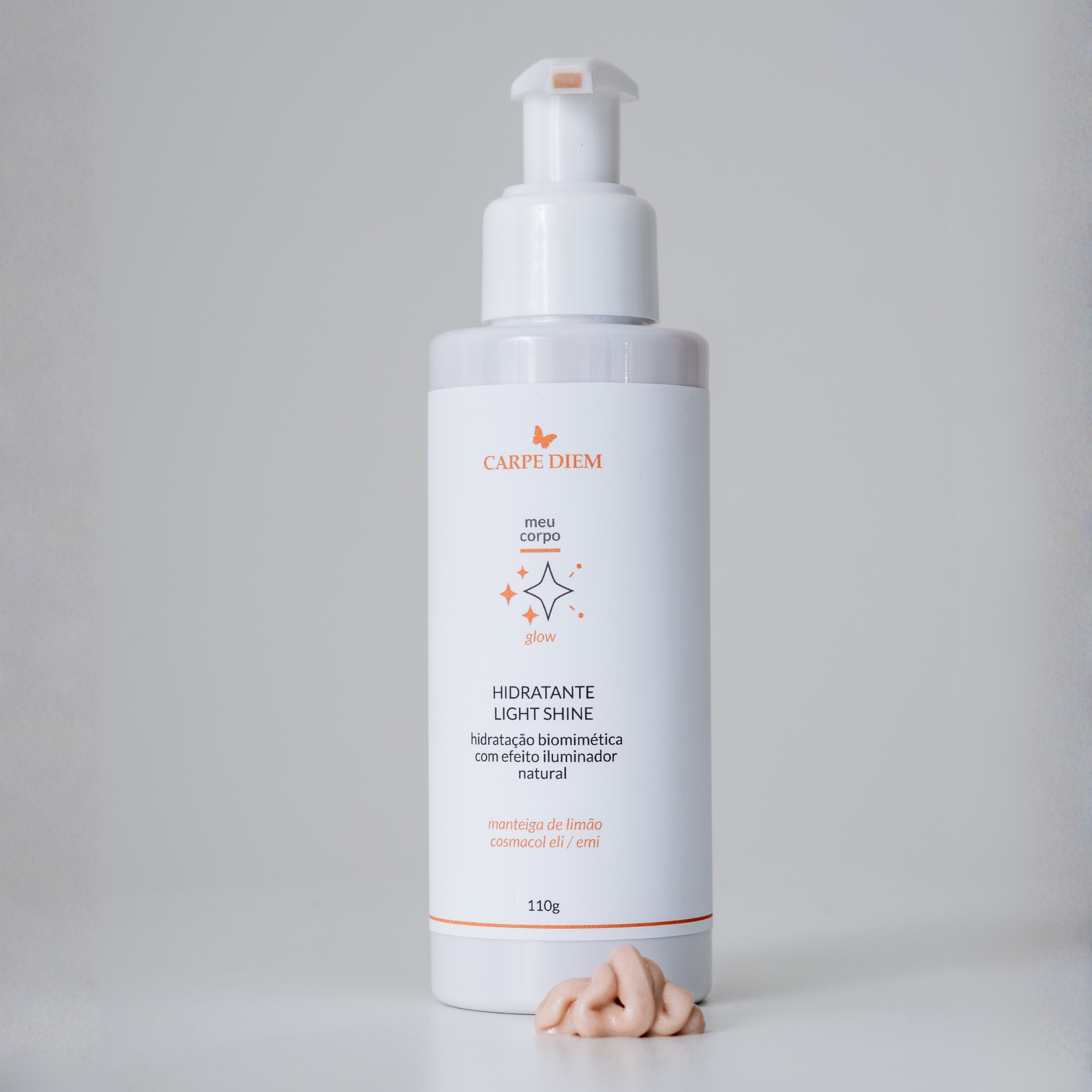 HIDRATANTE LIGHT SHINE 110g | Hidratação Intensa com Efeito Iluminador Natural