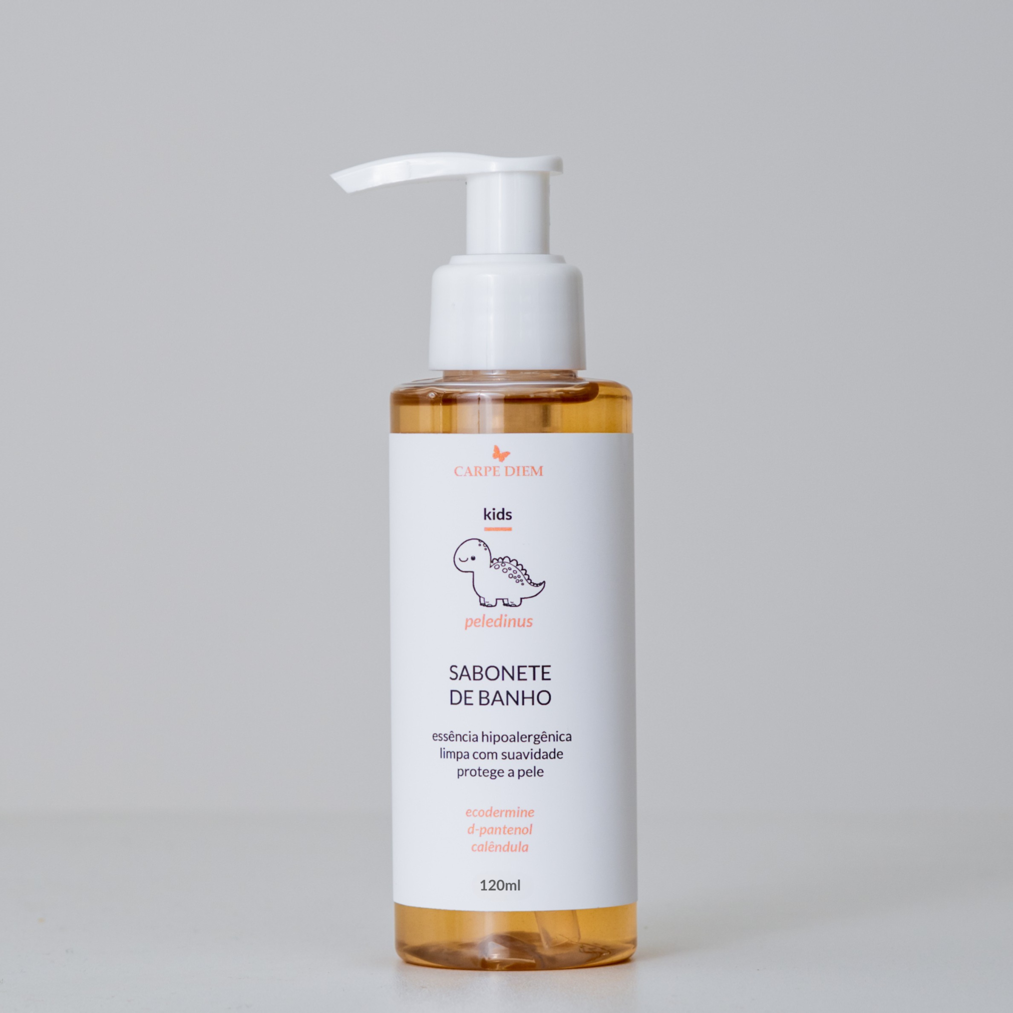 PELEDINUS SABONETE DE BANHO 250 e 120ml - Ecodermine, D-Pantenol e Calêndula - Limpeza suave com  hidratação e proteção