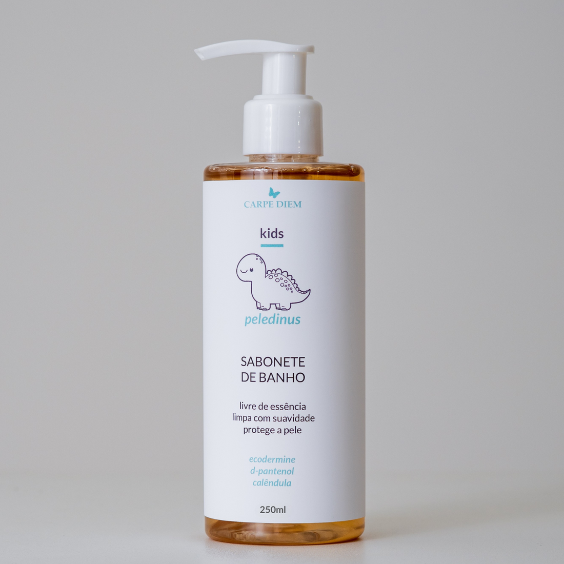 PELEDINUS SABONETE DE BANHO 250 e 120ml - Ecodermine, D-Pantenol e Calêndula - Limpeza suave com  hidratação e proteção