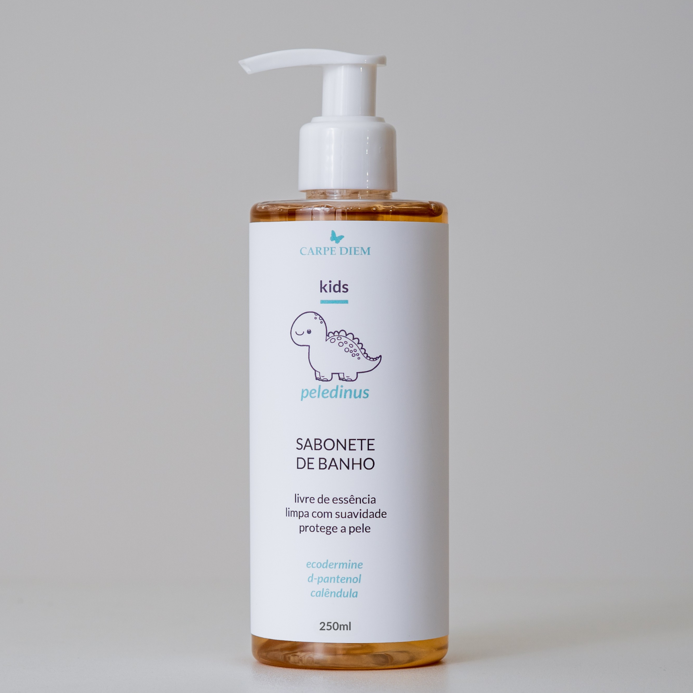 PELEDINUS SABONETE DE BANHO 250 e 120ml - Ecodermine, D-Pantenol e Calêndula - Limpeza suave com  hidratação e proteção