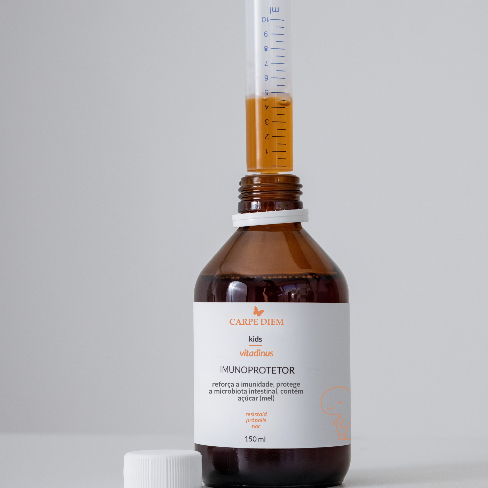 VITADINUS IMUNOPROTETOR 150ml - NAC, Própolis e Resistaid - Reforço imunológico e ação antibacteriana