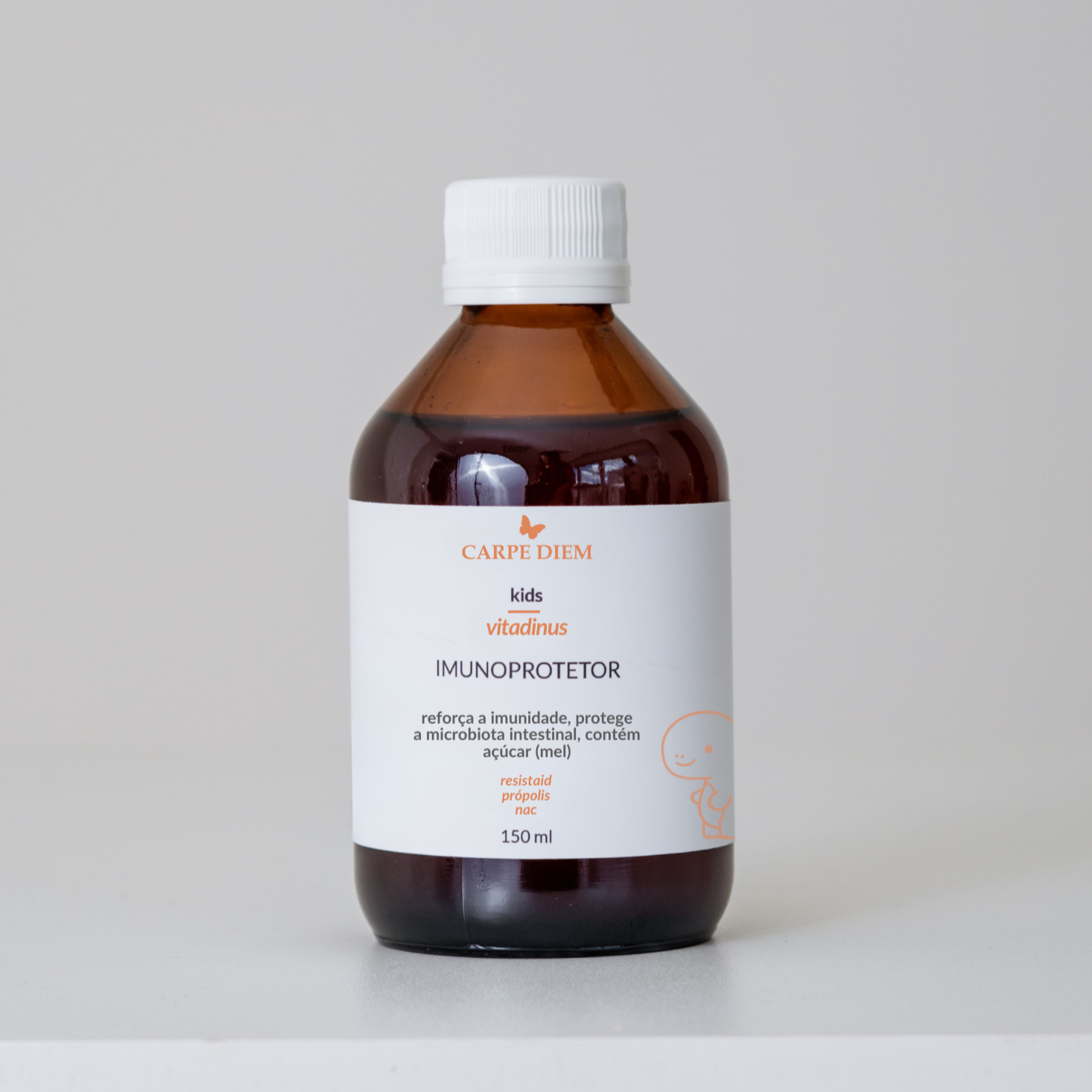 VITADINUS IMUNOPROTETOR 150ml - NAC, Própolis e Resistaid - Reforço imunológico e ação antibacteriana