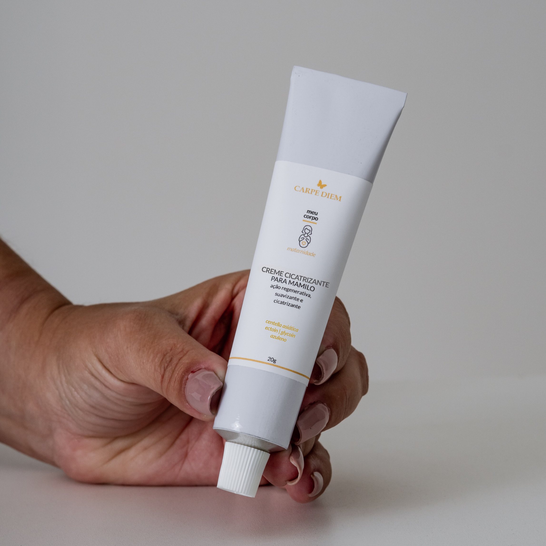 CREME CICATRIZANTE PARA MAMILO 20g - Azuleno, Ectoin | Glycoin e Centella Asiática - Tratar e prevenir as rachaduras nos mamilos