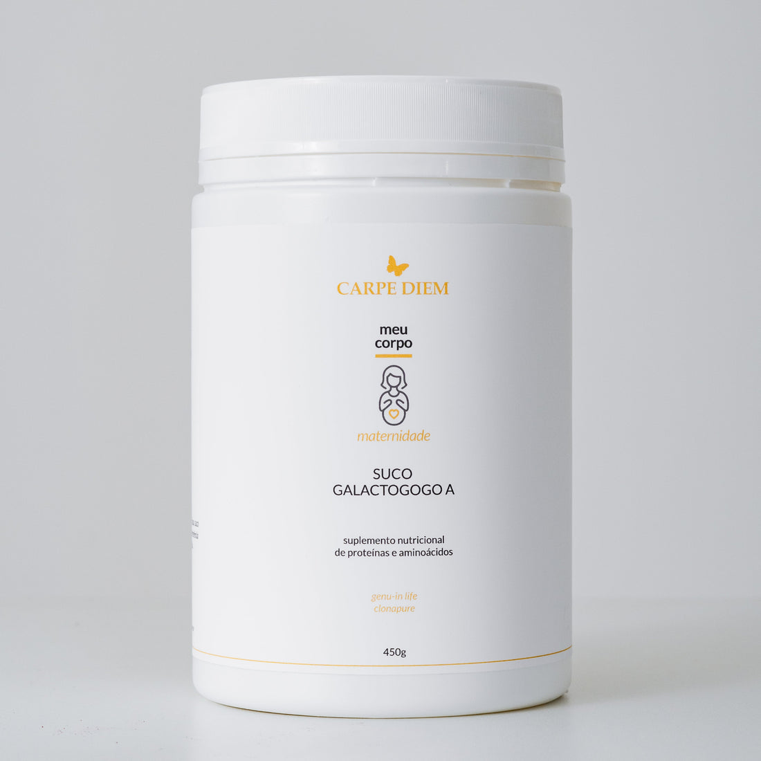 SUCO GALACTOGOGO A 450g - Clonapure e Genu-In Life - Suplementação de proteína e aminoácidos