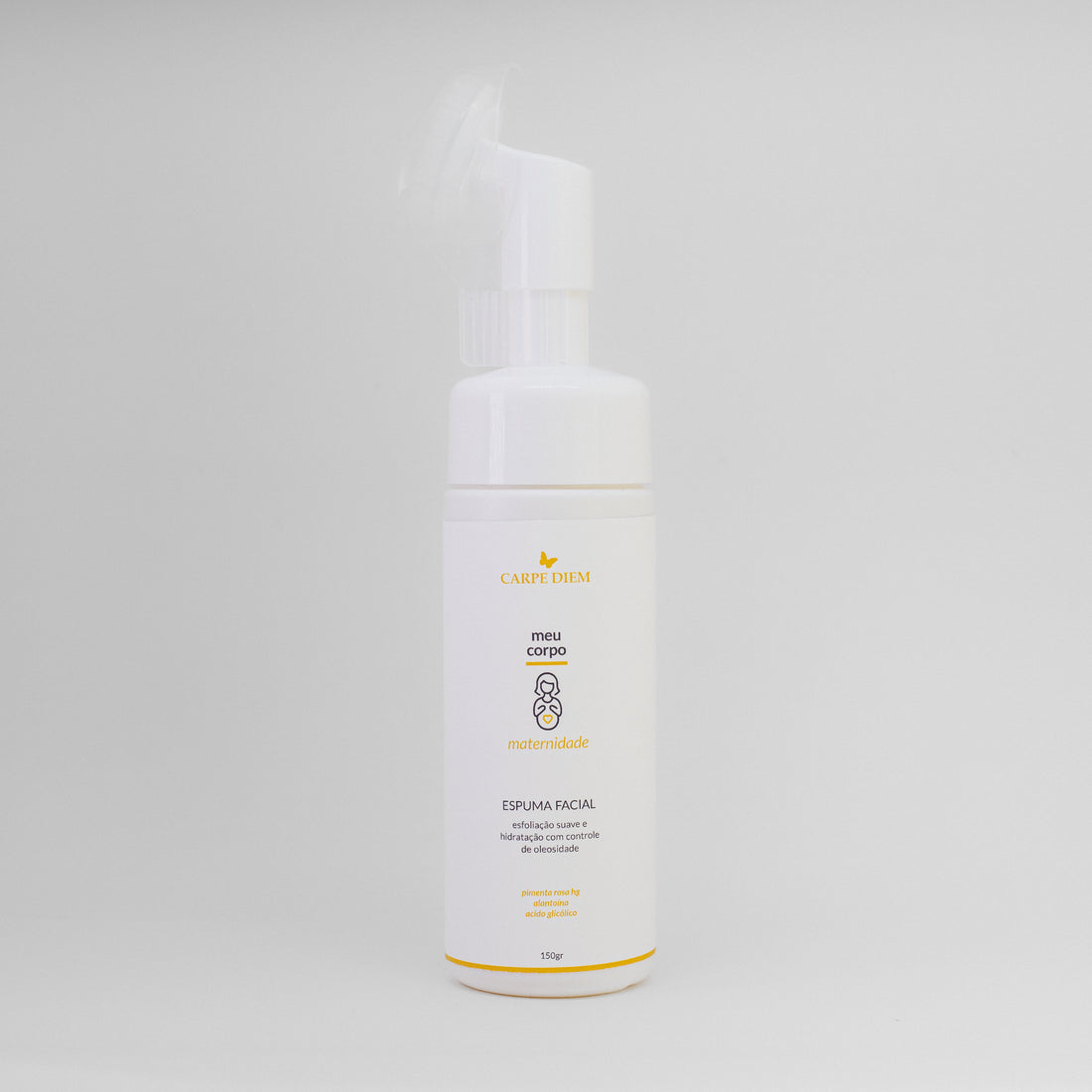 KIT MAMÃE AMOR - Espuma Facial, Gotas Controle da Acne e Oleosidade e Mousse Hidratante