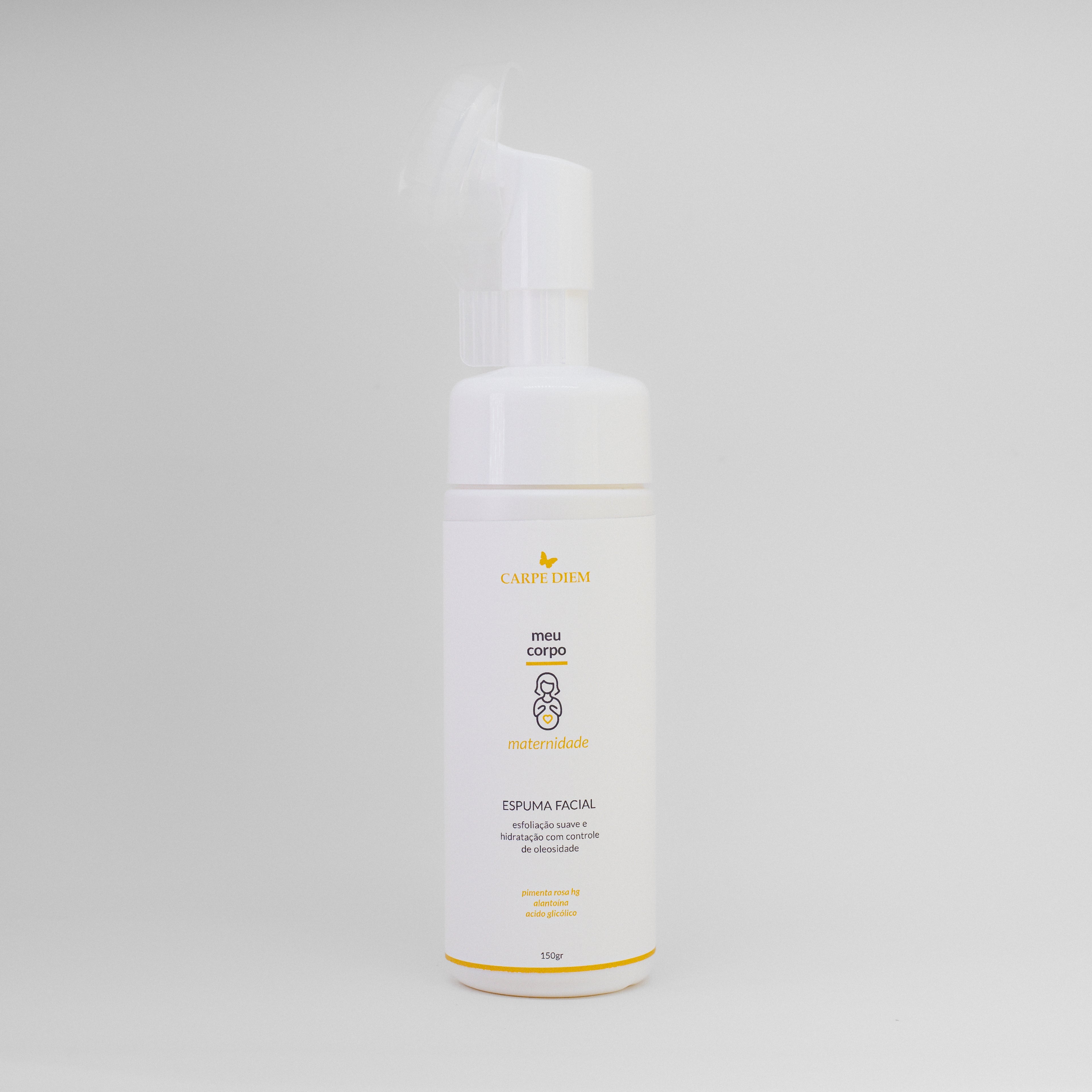 KIT MAMÃE AMOR - Espuma Facial, Gotas Controle da Acne e Oleosidade e Mousse Hidratante