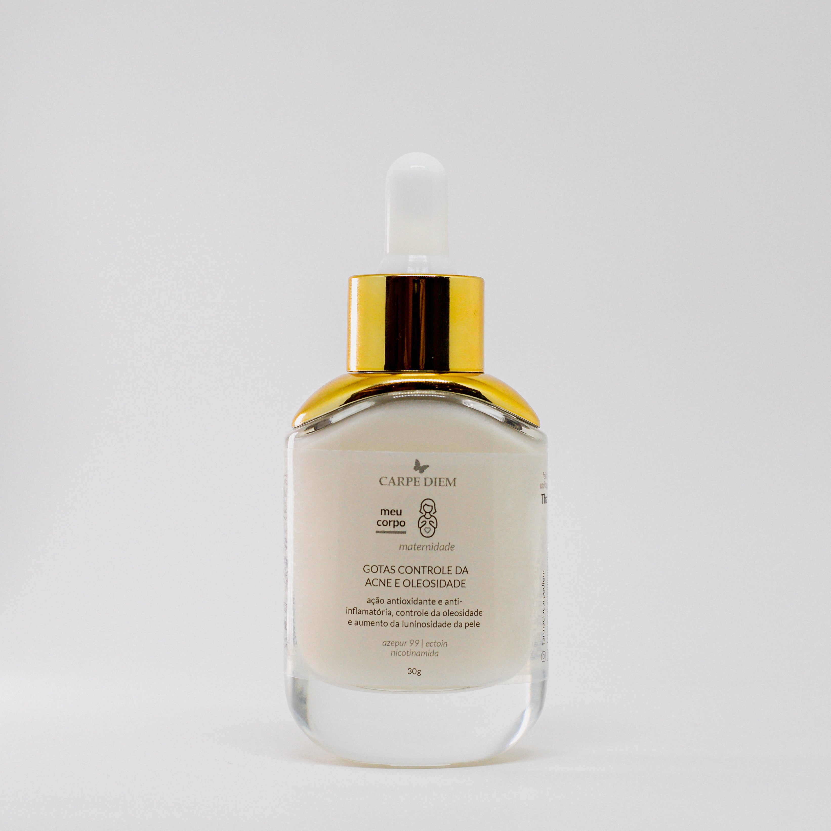 KIT MAMÃE AMOR - Espuma Facial, Gotas Controle da Acne e Oleosidade e Mousse Hidratante