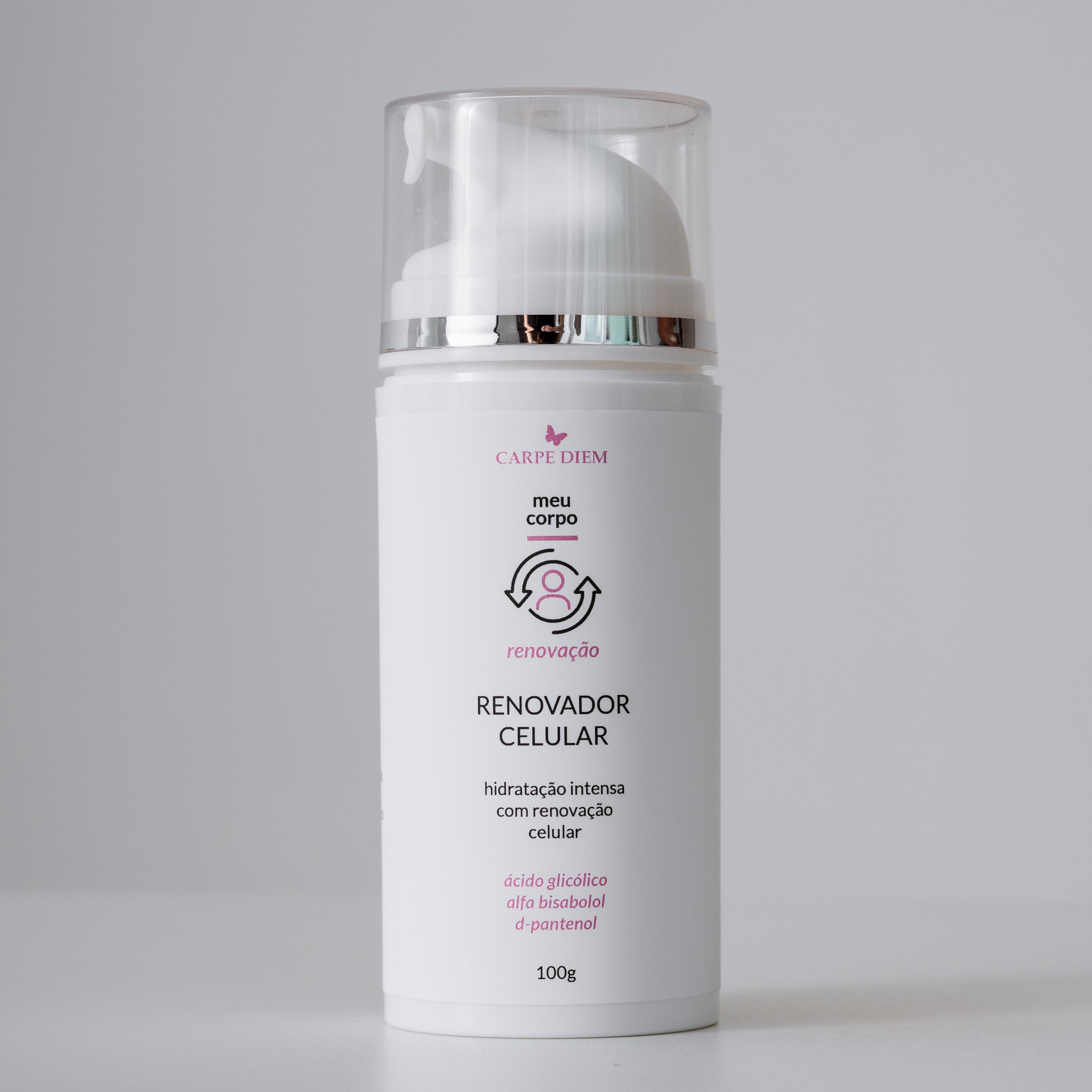 RENOVADOR CELULAR 100g - Ácido Glicólico, Alfa Bisabolol e D-Pantenol - Renovação da pele com hidratação intensa
