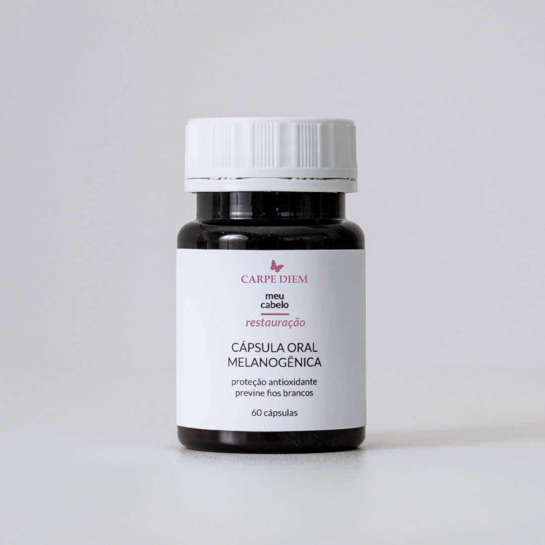 CAPSULA ORAL MELANOGÊNICA 60 cápsulas - Dimpless, PQQ e Nac - Previne surgimento de cabelos brancos