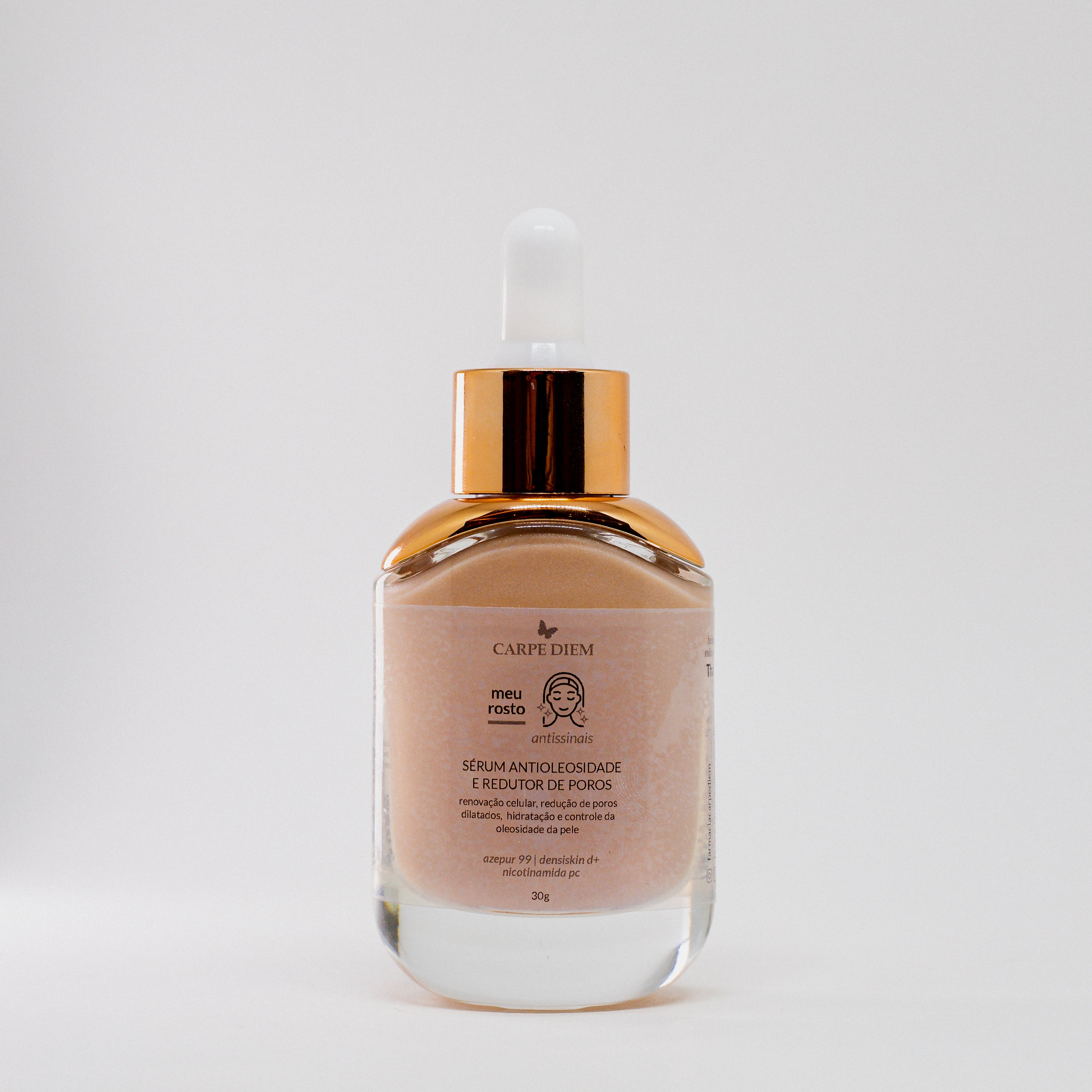 KIT TOQUE DE CUIDADO - Espuma de Limpeza Facial com Massageador, Sérum Antioleosidade e Redutor de Poros e Make Up Cream Adapt