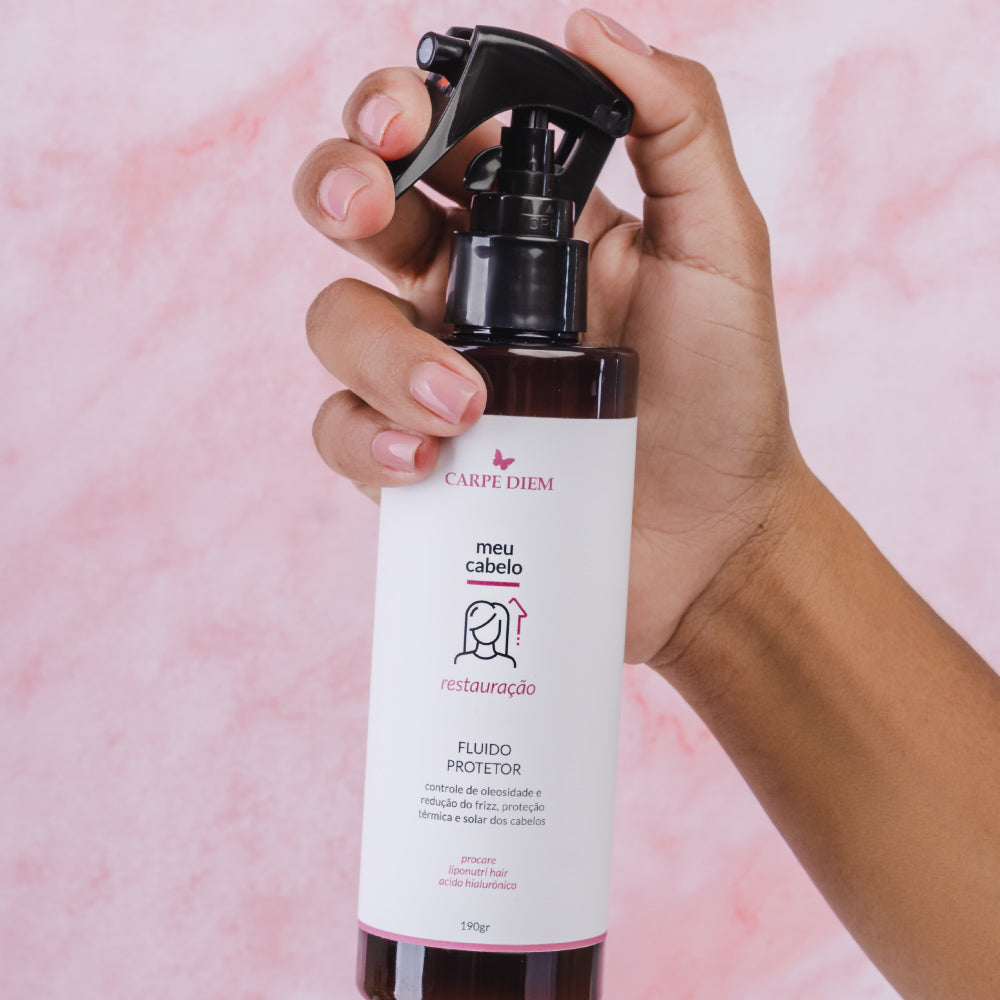 FLUIDO PROTETOR 190g - Procare, Liponutrium Hair e Ácido Hialurônico - Controla a oleosidade e o frizz dos cabelos