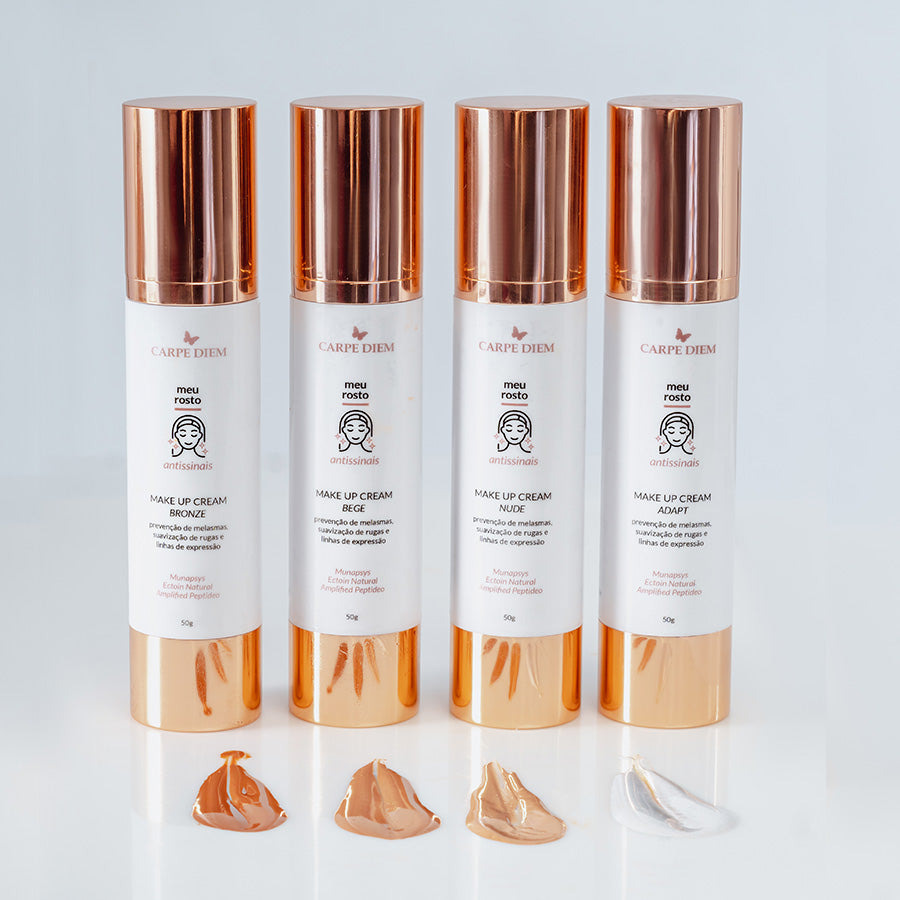 MAKE UP CREAM 50g - Munapsys, Ectoin e Argireline - Tonalizante com FPS 40