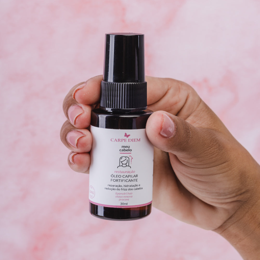 ÓLEO CAPILAR FORTIFICANTE 30ml - Procare e Liponutrium Hair - Hidrata os cabelos, reduz o frizz e repara as pontas