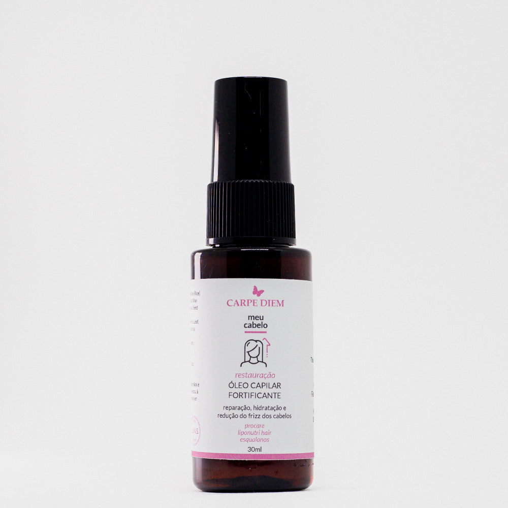 ÓLEO CAPILAR FORTIFICANTE 30ml - Procare e Liponutrium Hair - Hidrata os cabelos, reduz o frizz e repara as pontas