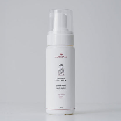 KIT TOQUE DE REJUVENESCIMENTO - Espuma de Limpeza Facial, Rejuvenescedor Pescoço e Colo, Rejuvenescedor dos Olhos e Sérum Preenchedor Firmante