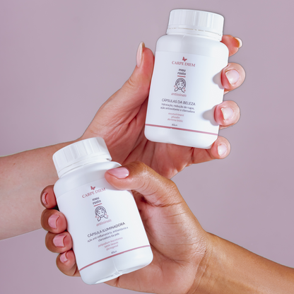 CÁPSULA ILUMINADORA 60 cápsulas - Santé Beauté, Picnogenol e Polipodium Leutocomos