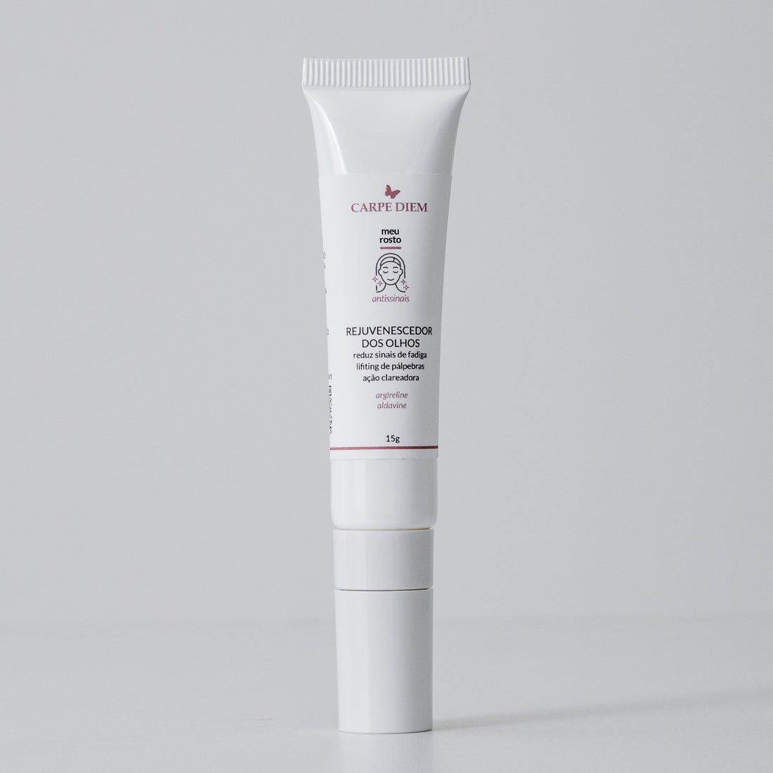 REJUVENESCEDOR DOS OLHOS 15g - Aldavine e Argireline - Trata a pele delicada da área dos olhos