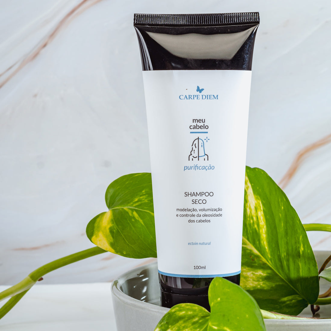 SHAMPOO SECO 100ml - Ectoin - Controla a oleosidade, dá volume e modela os cabelos