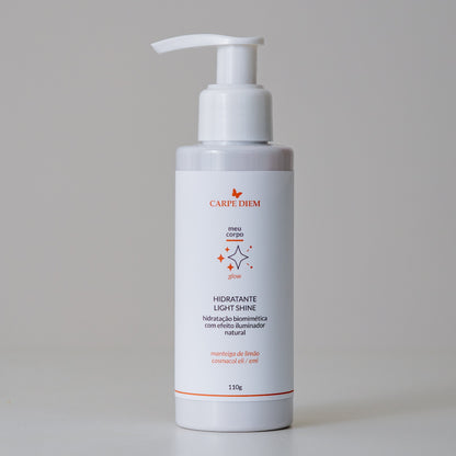 HIDRATANTE LIGHT SHINE 110g | Hidratação Intensa com Efeito Iluminador Natural