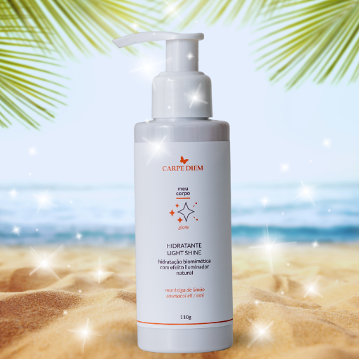 HIDRATANTE LIGHT SHINE 110g | Hidratação Intensa com Efeito Iluminador Natural