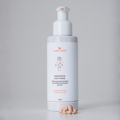 HIDRATANTE LIGHT SHINE 110g | Hidratação Intensa com Efeito Iluminador Natural