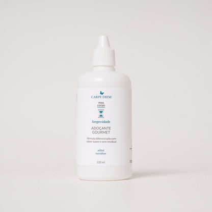 ADOÇANTE GOURMET 120ml | Xilitol + Sucralose com sabor refinado e baixa caloria