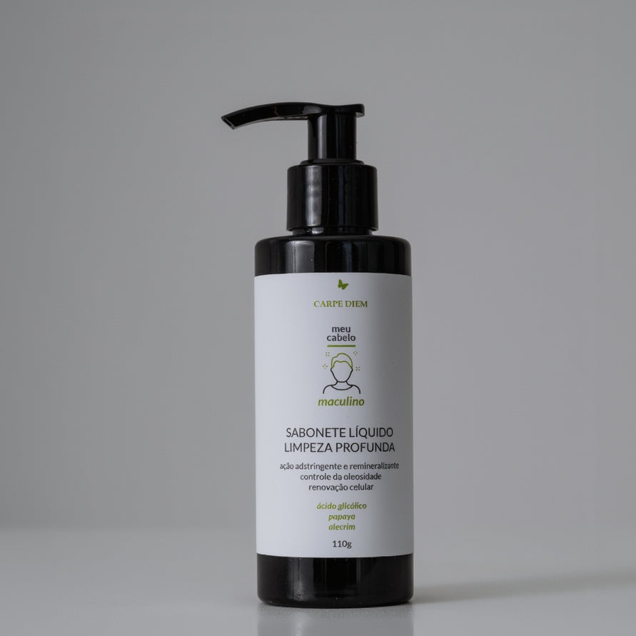 KIT MAN CARE - Shampoo Hidratante, Shampoo Seco e Sabonete Líquido Limpeza Profunda