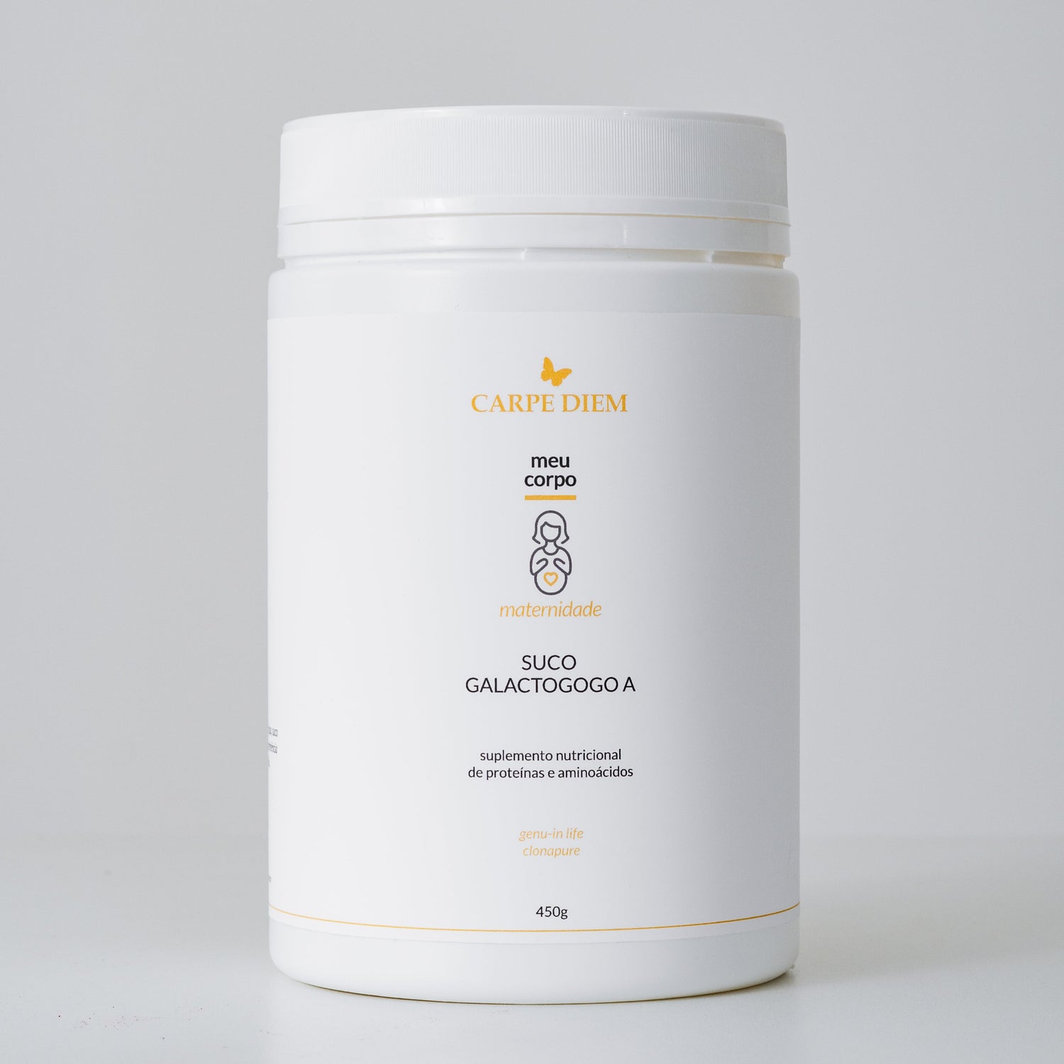 SUCO GALACTOGOGO A 450g - Clonapure e Genu-In Life - Suplementação de proteína e aminoácidos