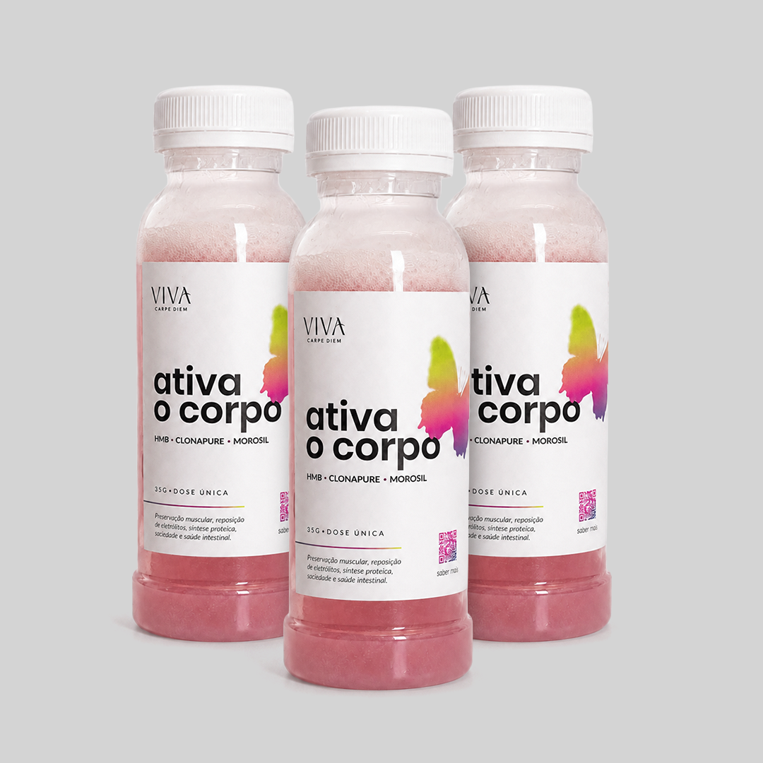 VIVA | Ativa o Corpo • Suporte muscular, hidratação e nutrição para rotinas ativas