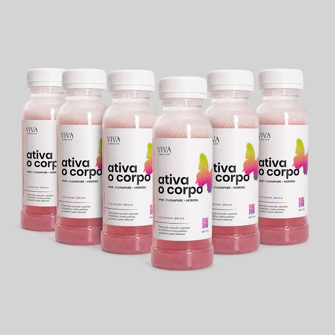 VIVA | Ativa o Corpo • Suporte muscular, hidratação e nutrição para rotinas ativas