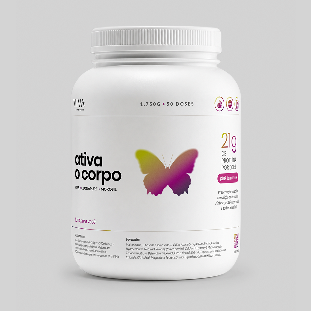VIVA | Ativa o Corpo • Suporte muscular, hidratação e nutrição para rotinas ativas