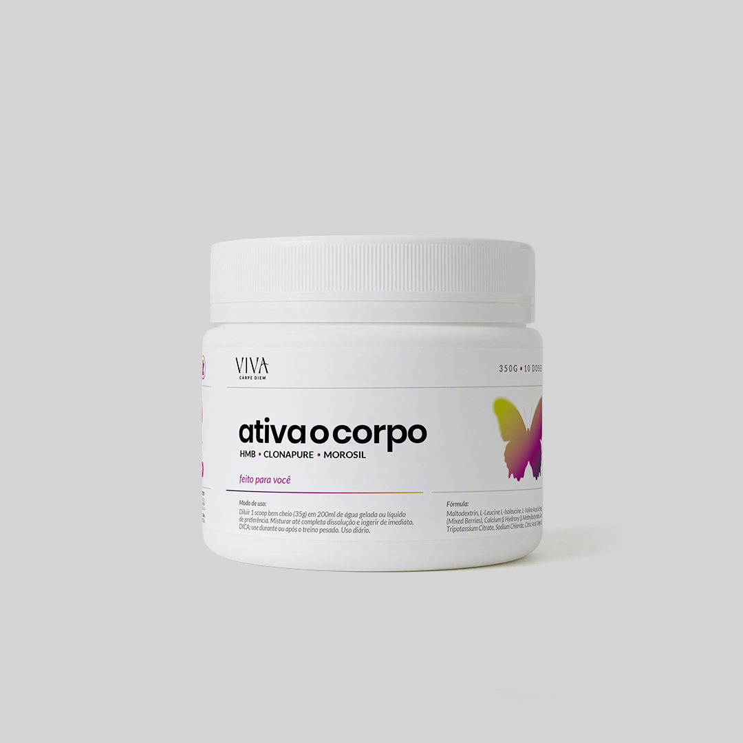 VIVA | Ativa o Corpo • Suporte muscular, hidratação e nutrição para rotinas ativas
