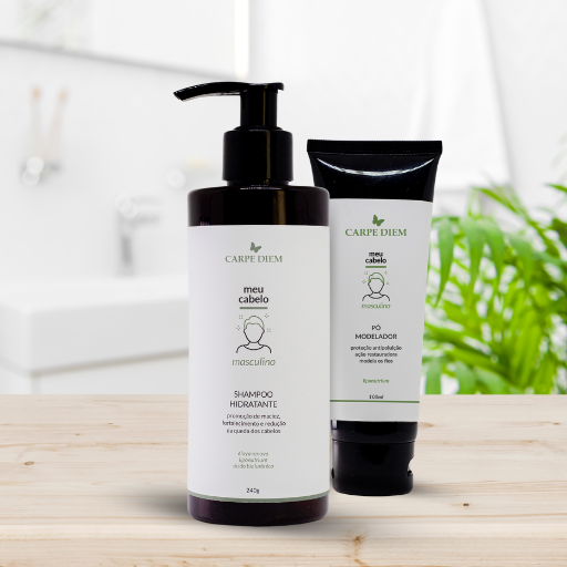 KIT MAN STYLE - Shampoo Hidratante e Pó Modelador