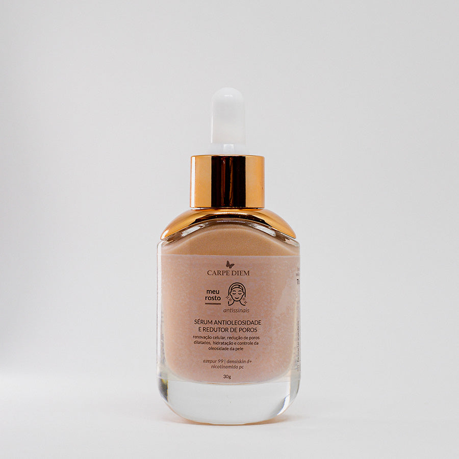 SÉRUM ANTIOLEOSIDADE E REDUTOR DE POROS 30g - Azepur 99, Ácido Mandélico e Nicotinamida PC - Redução de poros dilatados e controle da oleosidade