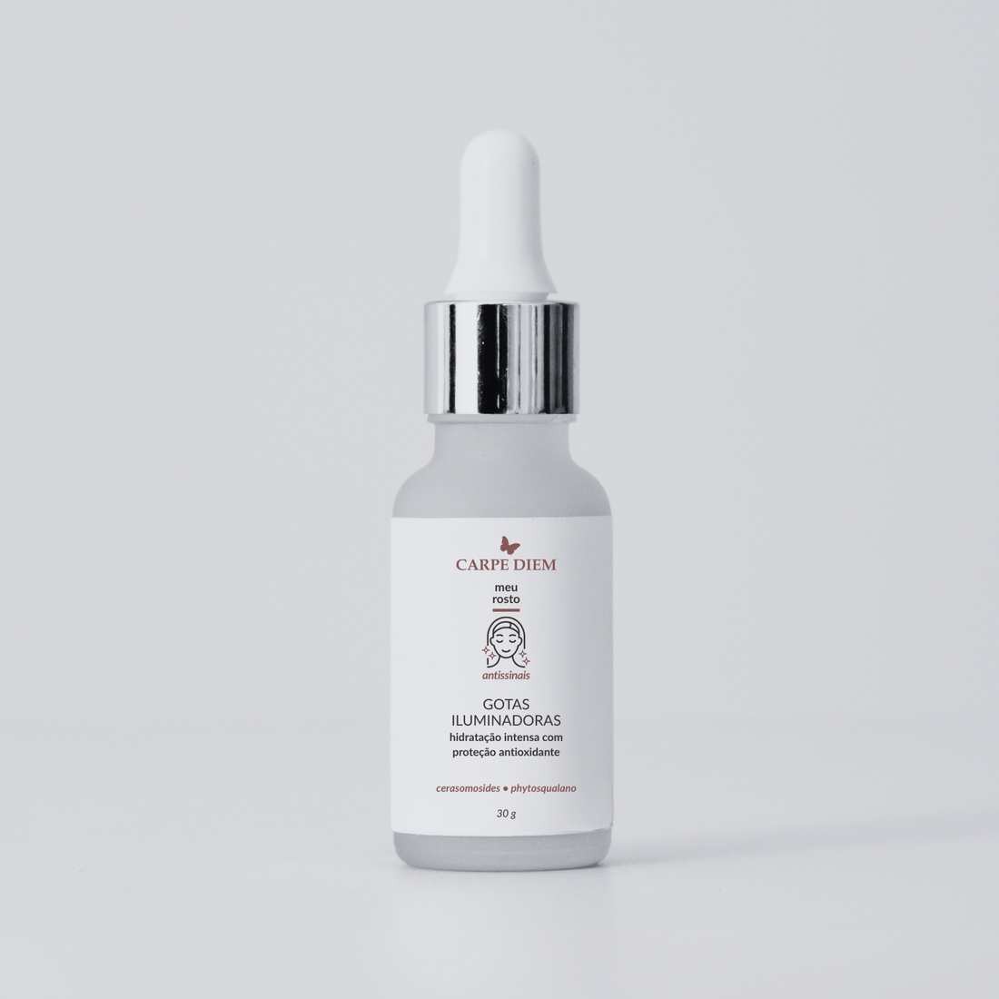 GOTAS ILUMINADORAS 30g - Cerasomosides  Phytosqualano - Hidratação intensa e luminosidade