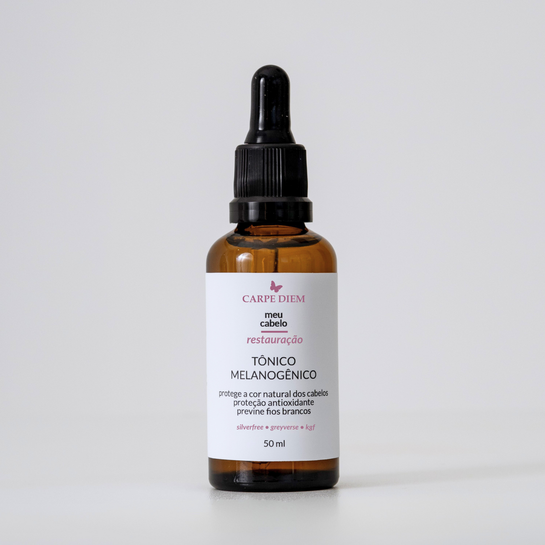 TÔNICO MELANOGÊNICO 50ml - Silverfree, Greyverse e KGF - Protege a cor natural dos cabelos