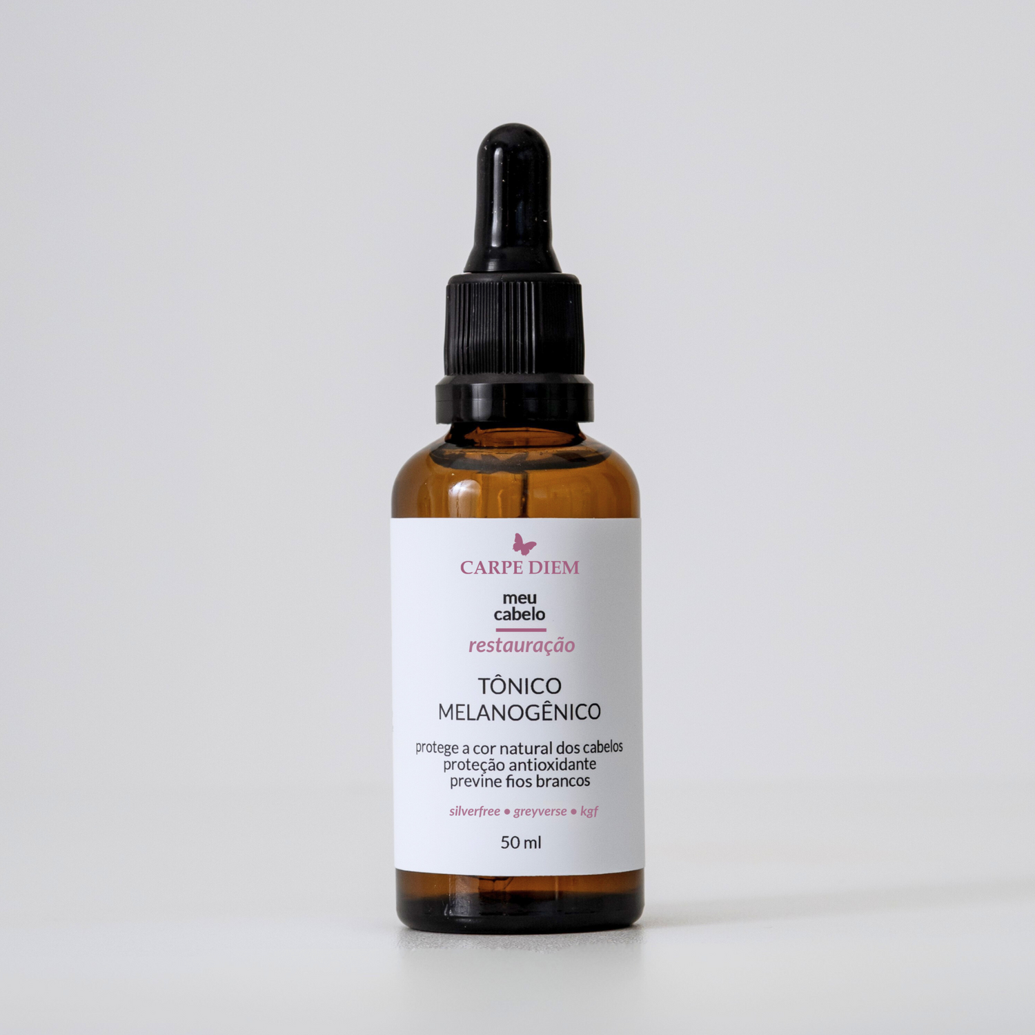 TÔNICO MELANOGÊNICO 50ml - Silverfree, Greyverse e KGF - Protege a cor natural dos cabelos