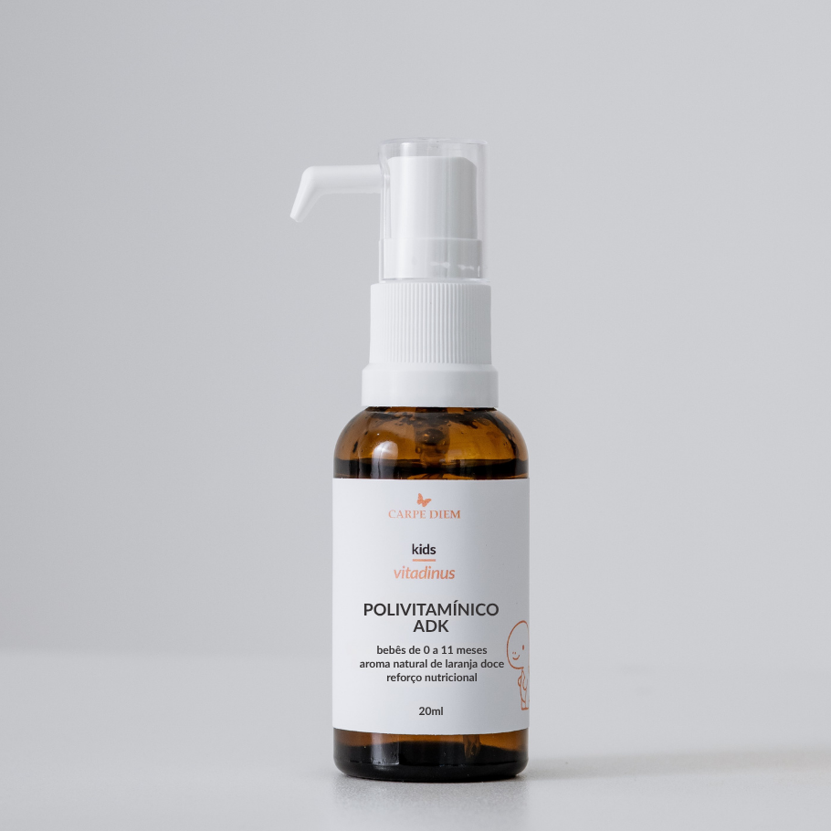 VITADINUS POLIVITAMÍNICO ADK 20ml - Bebês 0-11 meses - Vitaminas D, K2 e A