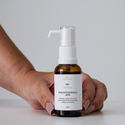 VITADINUS POLIVITAMÍNICO ADK 20ml - Crianças 4+ - Vitaminas D, K2 e A