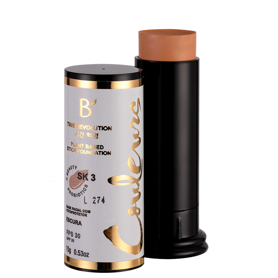 Base Stick SK Time Revolution 15g - Com proteção solar, ação anti aging e  combate ao melasma