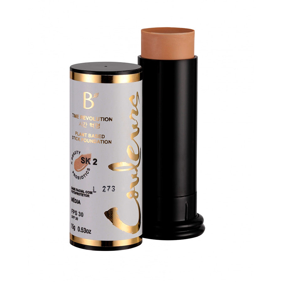 Base Stick SK Time Revolution 15g - Com proteção solar, ação anti aging e combate ao melasma