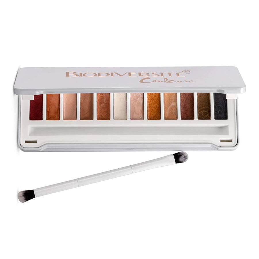 Paleta de Sombras vegana Plant Based Eyeshadow - Com 12 cores