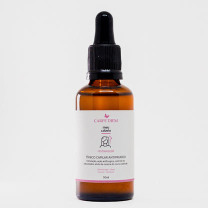 TÔNICO CAPILAR ANTIPRURIDO 50ml - Ectoin, Defenscalp e Elaya Renova - Controle da oleosidade, ação antifúngica e alívio da coceira