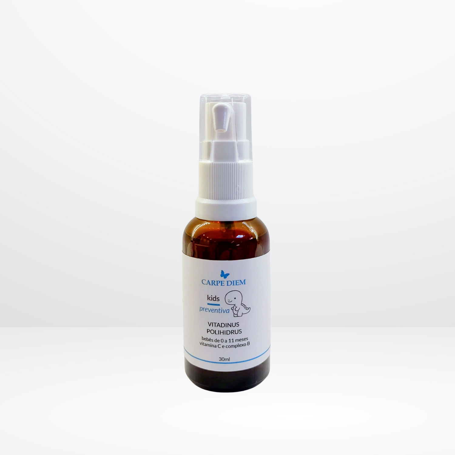 VITADINUS POLIHIDRUS 30ml - Bebês 0-11 meses - Não contém açúcar - Vitamina C e Complexo B - Suporte para desenvolvimento saudável